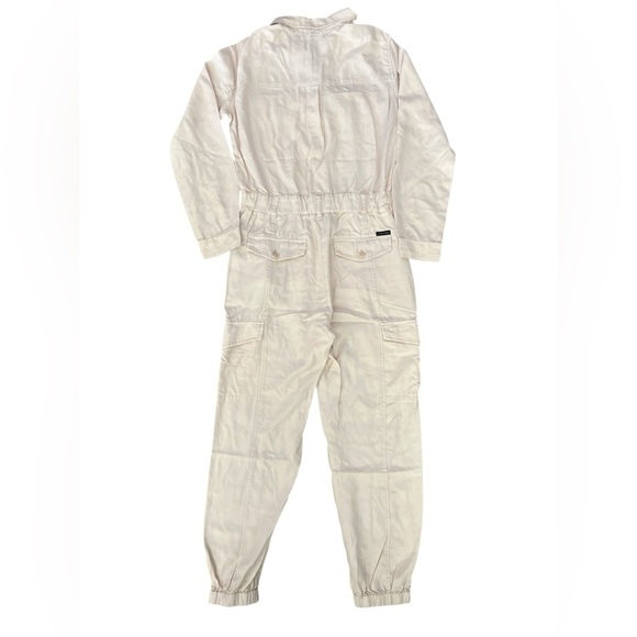 Anthropology Sanctuary rebel long sleeve utility jumpsuit toasted almond XS NWT - Picture 9 of 13